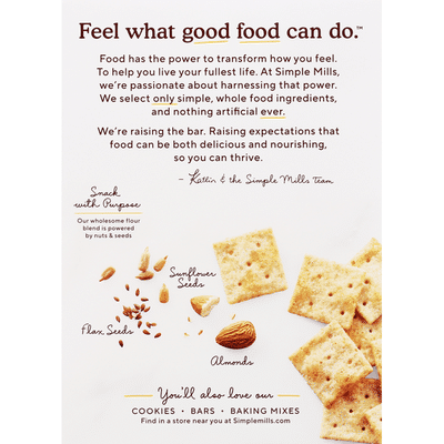 Simple Mills Fine Ground Sea Salt Almond Flour Crackers