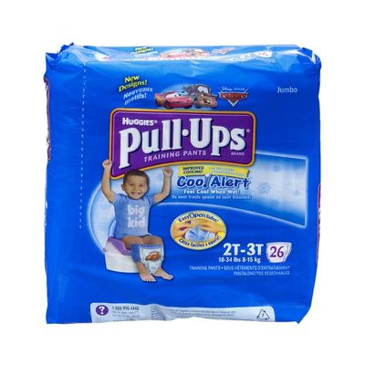 Huggies Pull-Ups Cool Alert Disney Pixar Cars Size 2T-3T Training Pants ...