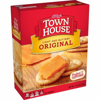Kellogg's Town House Crackers, Holiday Baked Snack Crackers, Christmas Charcuterie Board Snacks, Original