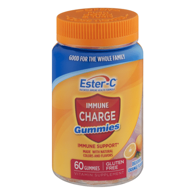 Ester-C Immune Charge, Gummies, Delicious Orange Flavor