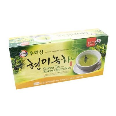 Surasang Korean Tea Green Tea With Roasted Brown Rice (each) - Instacart