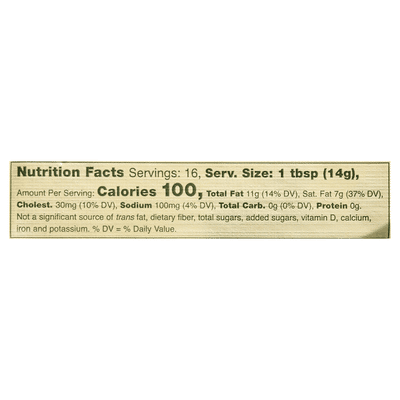 Kerrygold Grass-Fed Salted Butter Foil