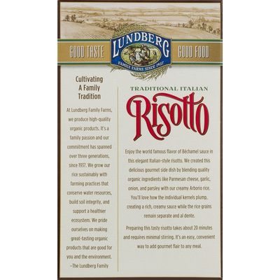Lundberg Family Farms Risotto, Alfredo