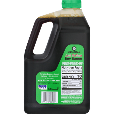 Kikkoman Soy Sauce, Less Sodium