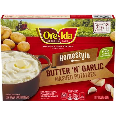 Ore-Ida Home Style Butter 'N' Garlic Mashed Potatoes Frozen Side Dish