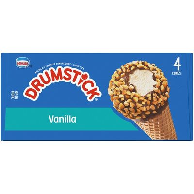Drumstick Vanilla Frozen Dairy Dessert Cones