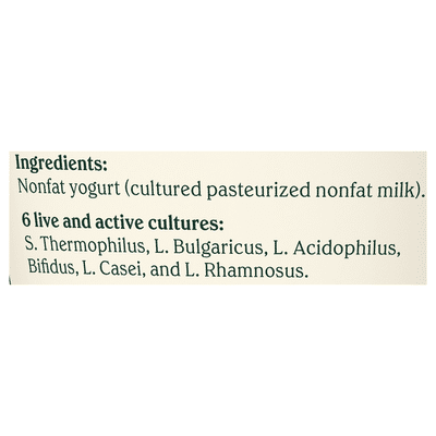 Chobani Yogurt, Greek, Non-Fat, Plain