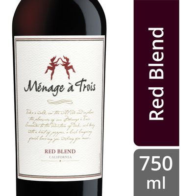 Menage a Trois California Red Blend Red Wine