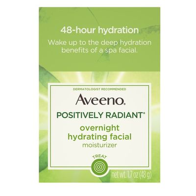 Aveeno® Positively Radiant Overnight Hydrating Facial Moisturizer