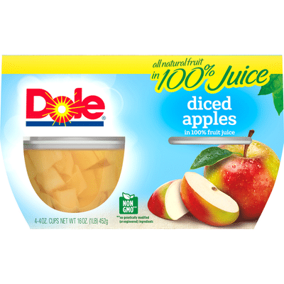 Dole Diced Apples in 100% Fruit Juice
