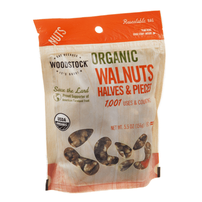 WOODSTOCK Walnuts, Organic, Halves and Pieces