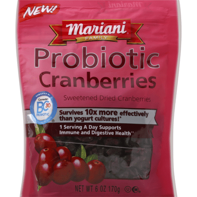 cranberries probiotic mariani probiotics