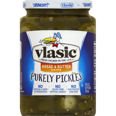 Vlasic Pickles Bread Butter Chips 24 Oz Instacart