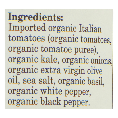 Organico Bello Pasta Sauce, Organic, Kale Tomato Basil