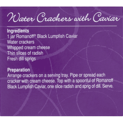 Romanoff Caviar, Black Lumpfish