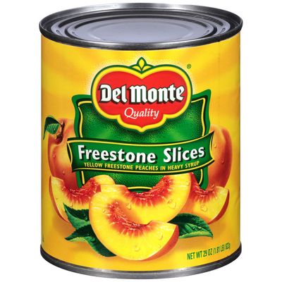 Del Monte Yellow Freestone Slices in Heavy Syrup Peaches