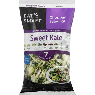 Eat Smart Salad Kit, Chopped, Sweet Kale (12 oz bag) - Instacart