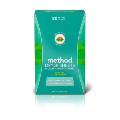 Method Dryer Sheets, Beach Sage