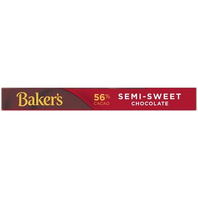 Baker'S Semi-Sweet Chocolate Premium Baking Bar with 56% Cacao