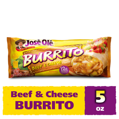 José Olé Burrito, Beef & Cheese