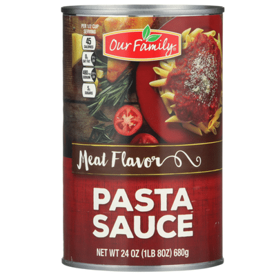 Our Family Meat Flavor Pasta Sauce