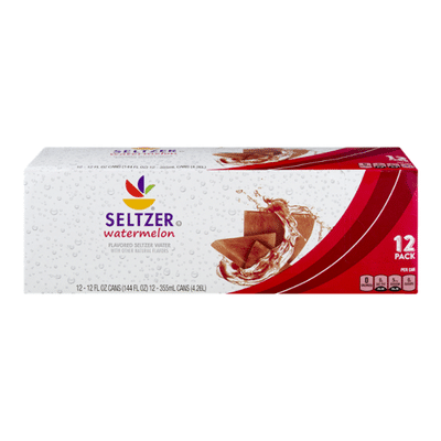 SB Flavored Seltzer Water Watermelon - 12 PK