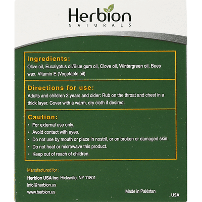 Herbion Chest Rub