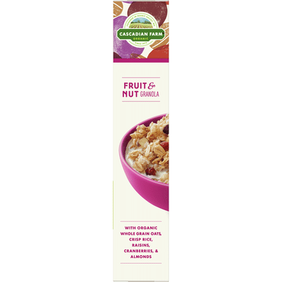 Cascadian Farm Organic Fruit and Nut Granola, Whole Grain Oats