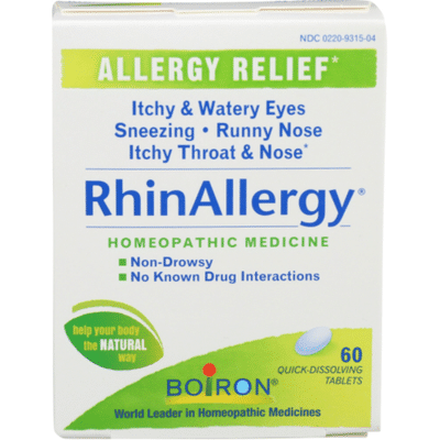 Boiron Rhinallergy Homeopathic Medicine for Allergy Relief