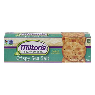 Milton's Craft Bakers Baked Crackers Crispy Sea Salt