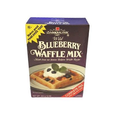 Classique Fare Waffle Mix Wild Blueberry 16 Oz Instacart