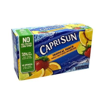 Capri Sun Tropical Punch Flavored Juice Drink Blend