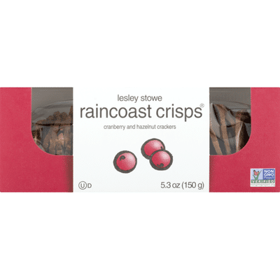 Raincoast Crisps Cranberry And Hazelnut Crackers 5 3 Oz Instacart