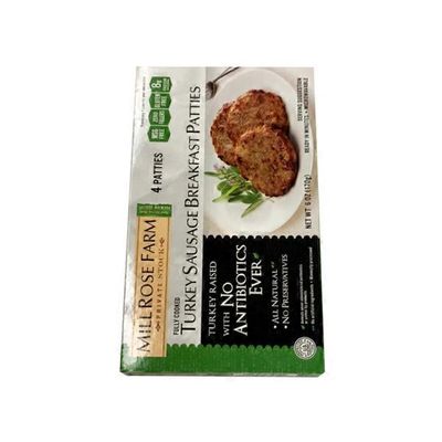 Mill Rose Farm Turkey Sausage Breakfast Patties