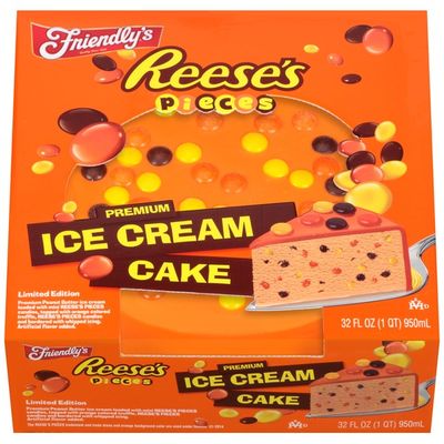 Friendly's Reese's Pieces Ice Cream Cake (32 fl oz) - Instacart