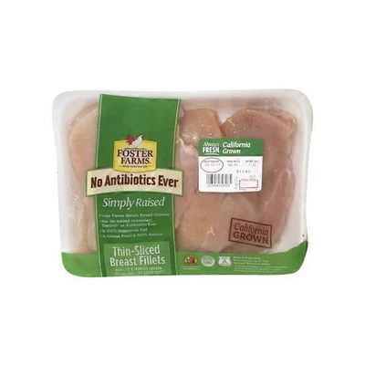 Foster Farms Fresh Antibiotic Free Thin Sliced Chicken Breast