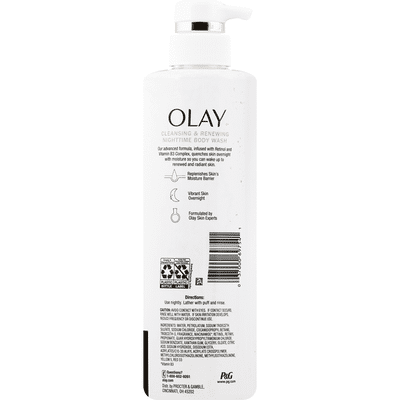 olay cleansing and renewing body wash