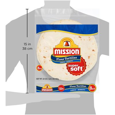 Mission Flour Burrito Tortillas, Large