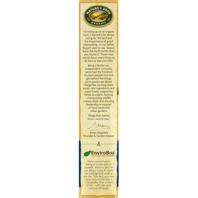 Nature's Path Blueberry Cinnamon Flax Cereal