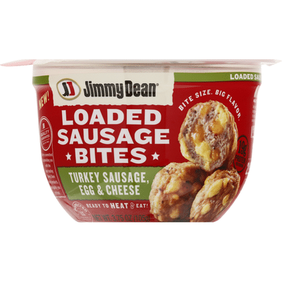 Jimmy Dean Loaded Sausage Bites, Turkey Sausage, Egg & Cheese