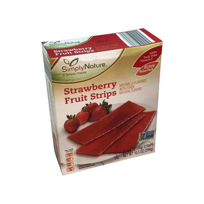 Simply Nature Strawberry Fruit Strip