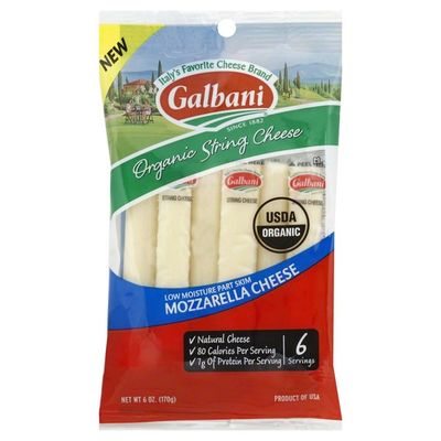 Galbani String Cheese, Organic, Mozzarella