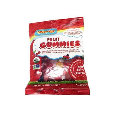 Tasty Brand Organic Wild Berry Fruit Gummies