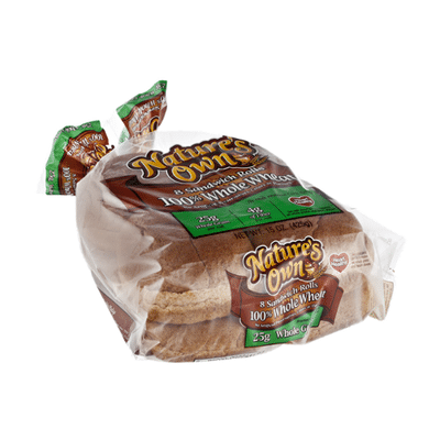 Nature's Own Whole Wheat Hamburger Buns