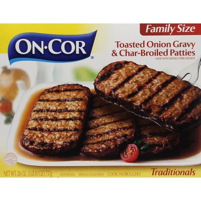 On-Cor Toasted Onion Gravy & Char-Broiled Patties