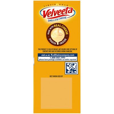Kraft Velveeta Shells & Cheese Queso Blanco Shell Pasta & Cheese Sauce