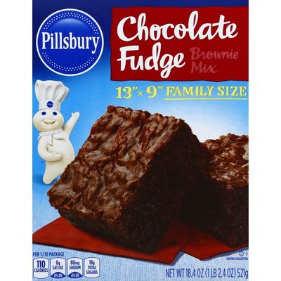 Pillsbury Brownie Mix, Chocolate Fudge, Family Size