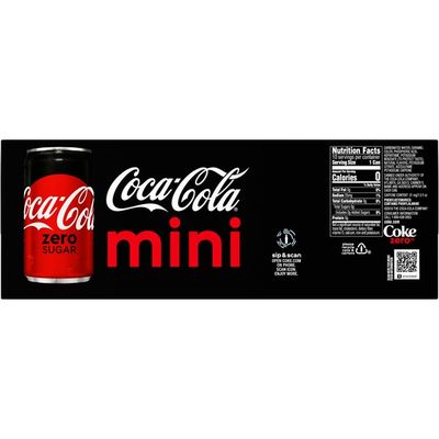 Coca Cola Zero Sugar Diet Soda Soft Drink