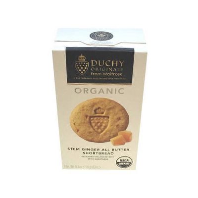 Duchy Organic Stem Ginger All Butter Shortbread