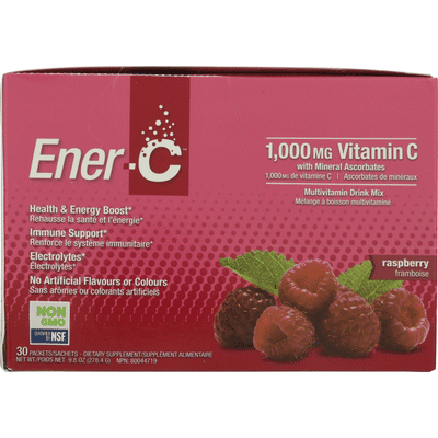 Ener-C Multivitamin Drink Mix, 1000 mg, Raspberry